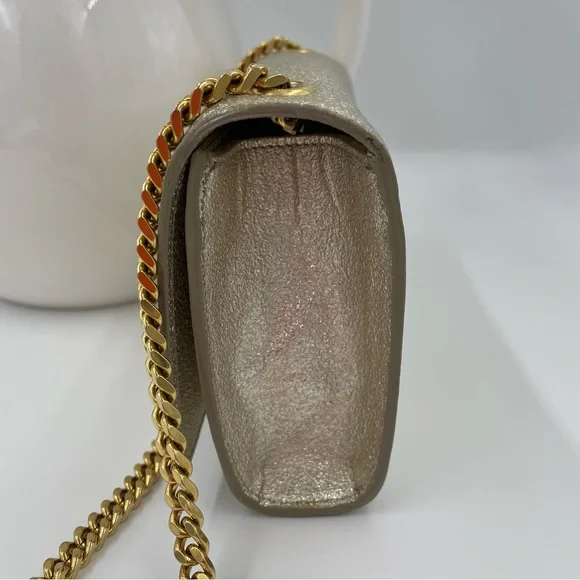 ❌SOLD❌ YSL Kate Small Sparkling Light Gold Bag Clutch - Picture 12 of 16
